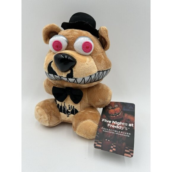 Funko Five Nights at Freddy's Nightmare Freddy Fazbear 8” Plush FNAF 2016 - Picture 1 of 10